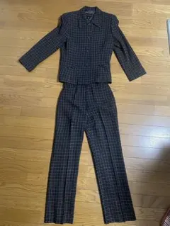 チェック セットアップ パンツ