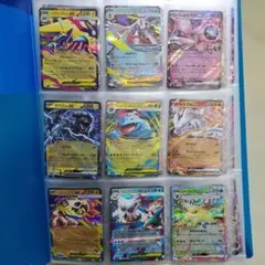 ポケモンカード　RR　ex　など　まとめ売り　ファイル付き