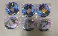 名探偵コナン 工藤新一 毛利蘭 ホログラム缶バッジ
