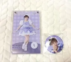 FRUITS ZIPPER仲川瑠夏 アクリルシャドーボックス 缶バッジ すきくじ