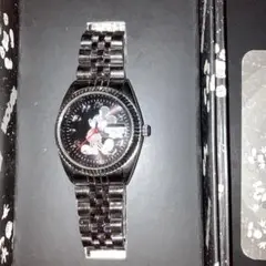 ミッキーマウス ブラック 腕時計