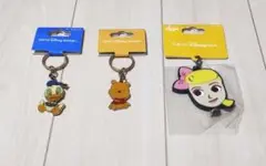 ディズニー　キーチェーン　チャーム　3つセット