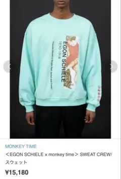 希少EGON SCHIELE × monkeytime SWEATCREWのサムネイル