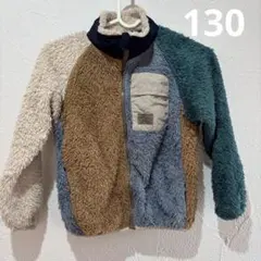 ブリーズ　130 フリースジャケット マルチカラー