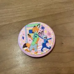ディズニー刺繍缶バッジ2 ズートピア