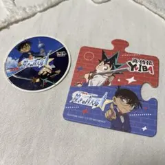 名探偵コナン&YAIBA スカイツリー 煌きの青天塔 コースター・ステッカー