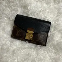 Louis Vuitton 三つ折り財布 モノグラム/ブラック