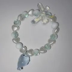 ウィッシュコア y2k アザラシ ブレスレット バレエコア サブカル 天使界隈