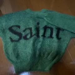 SAINTMICHAEL モヘアニット　Green BTSのサムネイル