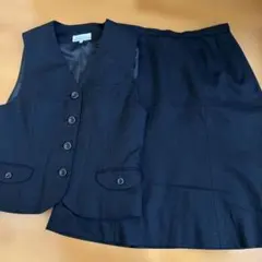 UNILADY 事務服9号ベスト2枚＋スカート1枚　YU500＋YU900 UNILADY 事務服9号ベスト2枚＋スカート1枚 YU500＋YU900 - メルカリ