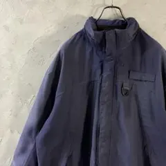 FIELD & STREAM ジャケット　フルジップ　刺繍ロゴ　ネイビー　LO1