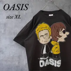OASIS x SNOOPYスヌーピー オアシス 両面プリントTシャツ　黒　XL