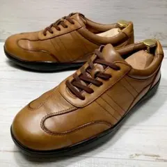 ホーキンス トラベラー レザースニーカー HL13105 25cm 5E 茶のサムネイル