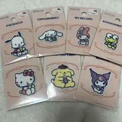 新品 セリア ワッペン サンリオ セット まとめ売り ７点 匿名配送