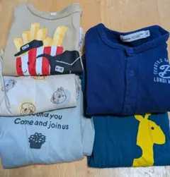男児 長袖 半袖 ロンT Tシャツ まとめ売り 80cm 90cm