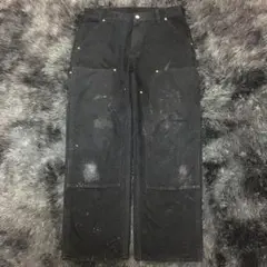 神サイズ•鬼雰囲気 Carhartt ダブルニー ペインターパンツ BLK us