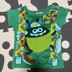 JAM 子供用 半袖Tシャツ サスペンダー風デザイン グリーン　80㎝のサムネイル