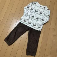 ユニクロ　フリース　パジャマ　上下セット　男の子　女の子　110cm