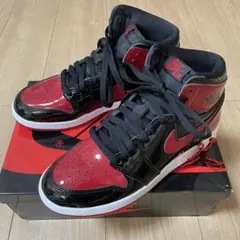 黒タグ Nike Air Jordan 1 赤黒 ブレッド 桜木花道 - メルカリ