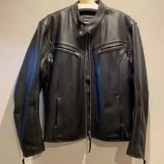 ライダースジャケット シングル 牛革