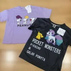 女の子 半袖Tシャツ 2枚セット 110cm