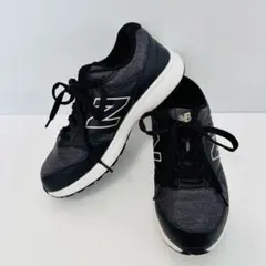 【美品】✨ニューバランスWW550BK３　2Eワイド幅広ブラック黒23.5