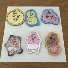 おぱんちゅうさぎ　キャラマグネッツ　6点セット