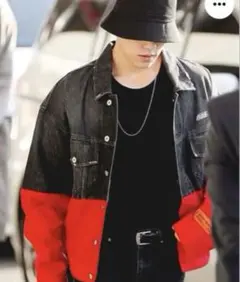 HERON PRESTON ヘロンプレストン デニムブルゾン アウター L 美品 中古・古着通販】HERON PRESTON (ヘロンプレストン) デニムジャケット