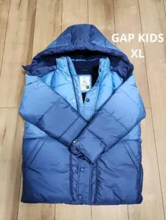 GAP KIDS ギャップ XL 150cm 中綿コート グラデーションブルー