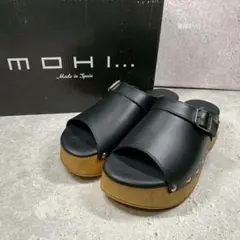 【訳あり新品】 モヒ オープントゥベルテッドサボ 厚底 サンダル 37のサムネイル