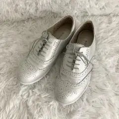 卑弥呼　ウォーターマッサージ　ウイングチップレースアップシューズ　24.5cm