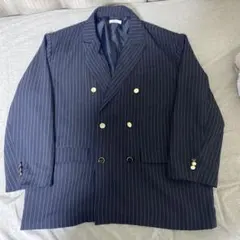 ONCILY ネイビー ストライプ テーラードジャケット