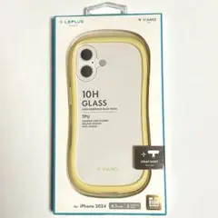 【未開封、新品】iPhone 16 用 耐衝撃 ケース LEPLUS イエロー