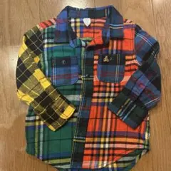 GAP チェック柄シャツ 18-24ヶ月　90