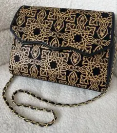 ボッテガヴェネタ バタフライ 刺繍 ショルダーバッグ タッセル 