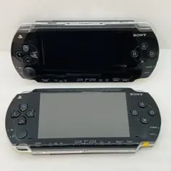 ジャンク PSP本体 2台 [ブラック] PSP-1000
