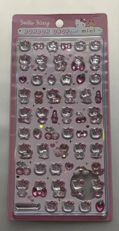 ボンボンドロップシールミニ　ハローキティ