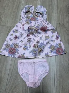 GAP花柄ワンピース ブルマセット ピンク 12～18ヶ月のサムネイル