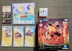 ワンピース一番くじドラマティックメモリーズ ラストワン エース&ルフィ他纏め7点
