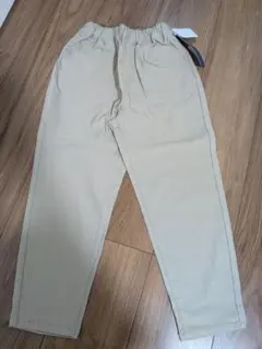 新品 丸高衣料　クレセント チノパンツ　ベージュ 120cm