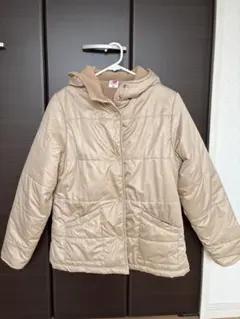 new balance ベージュ ダウンジャケット
