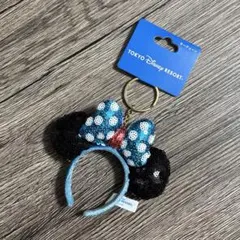ミニー スパンコール カチューシャ キーチェーン ディズニーリゾート