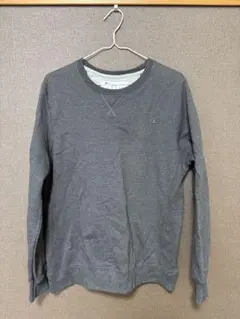 チャンピオンChampionロゴ刺繍 スウェットトレーナーグレー灰色