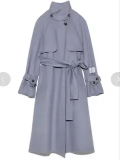 SNIDEL 【美品】ウロコカシミヤスタンダードカラーコート 0 ブルー