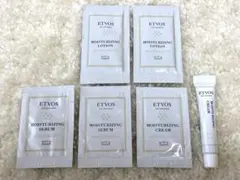ETVOS、モイスチャーライン、ローション、セラム、クリーム、サンプルセット