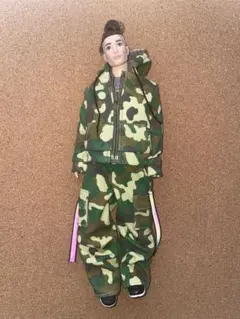 ケンサイズ　セットアップ　バービー　 ken オビツ27スリム男　カモフラ