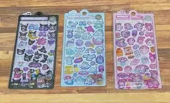 Ａ　サンリオ　ボンボン　ぷっくり　シール　③枚