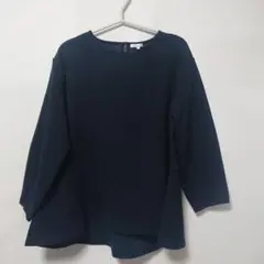 未使用 フォーマル レディース L ネイビー トップス