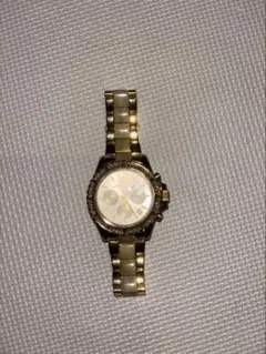 MICHAEL KORS ゴールド×ベージュ 腕時計のサムネイル