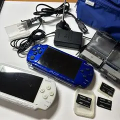 PSP-2000 PSP-1000 本体2台 付属品多数 ジャンク含む